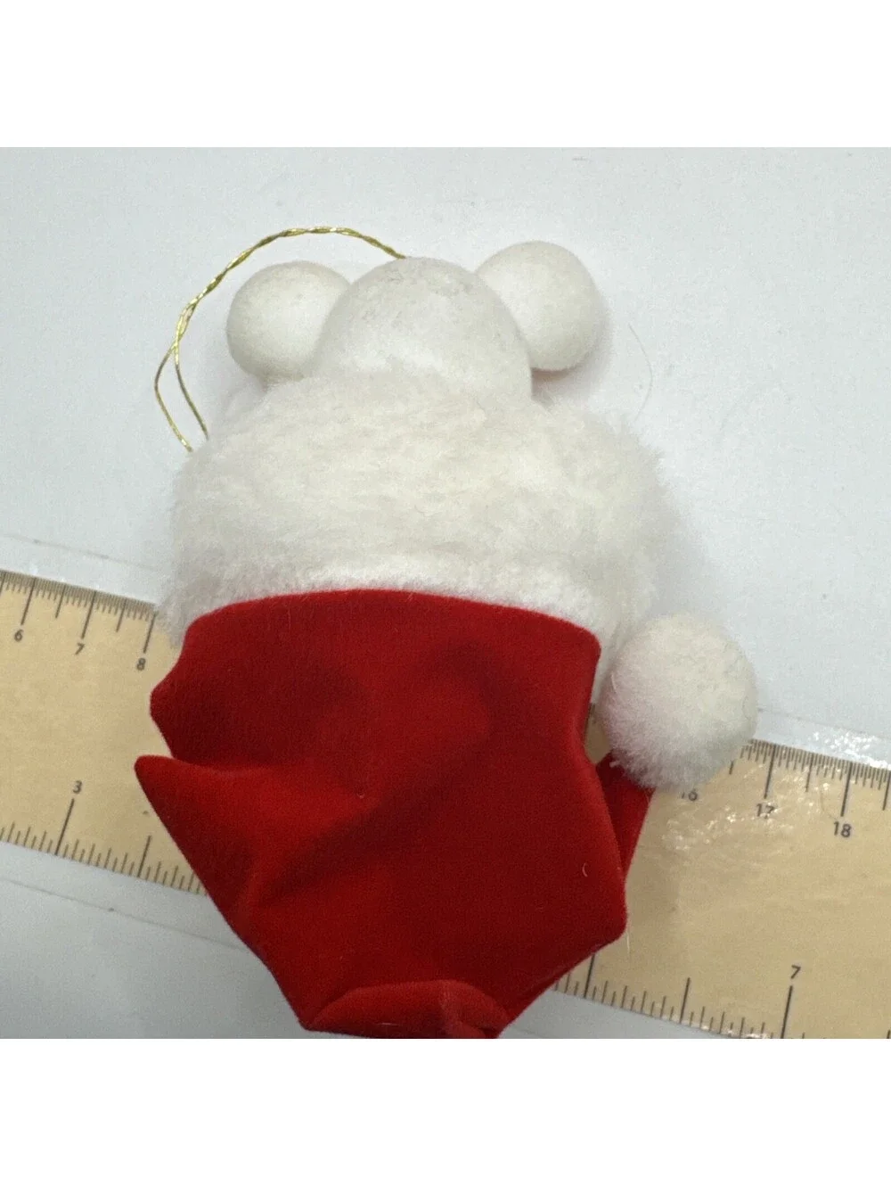 Vintage Avon Christmas Ornament Peek-A-Boo Mouse Ornament Red Santa's Hat W/ Box